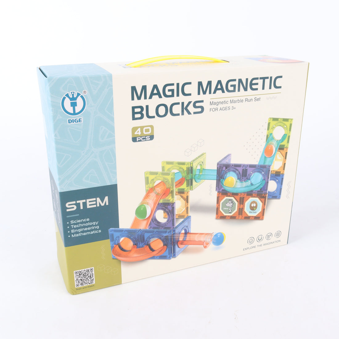 Bloques Magnéticos Tobogán. 40 Piezas