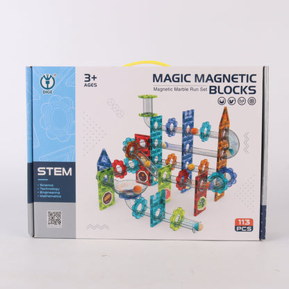 Bloques Magnéticos Tobogán. 113 Piezas