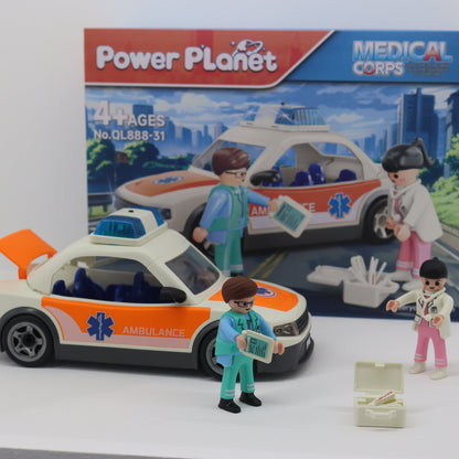 Auto Ambulancia con Figuras