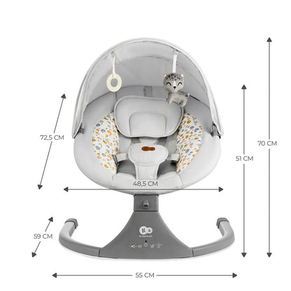 Silla Mecedora eléctrica Lumi 2 - Light Grey