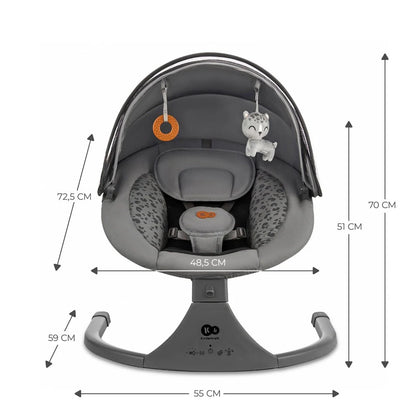 Silla Mecedora eléctrica Lumi 2 - Dark Grey