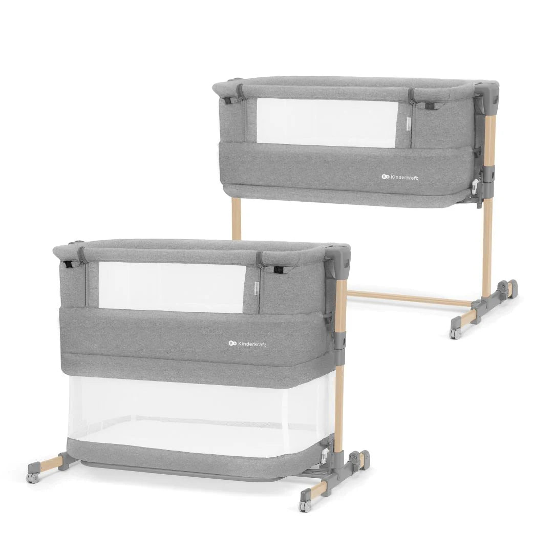 Cuna Colecho Neste Grow Light Grey Full Wood