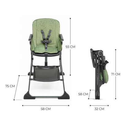 Silla de Comer Foldee Green