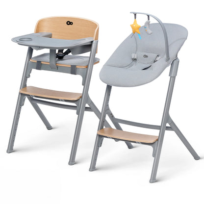 Silla de Comer Evolutiva LIVY 4 en 1 Wood + Silla Mecedora Calmee