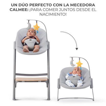 Silla de Comer Evolutiva LIVY 4 en 1 Wood + Silla Mecedora Calmee