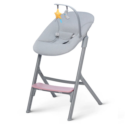 Silla de Comer Evolutiva LIVY 4 en 1 Pink + Silla Mecedora Calmee