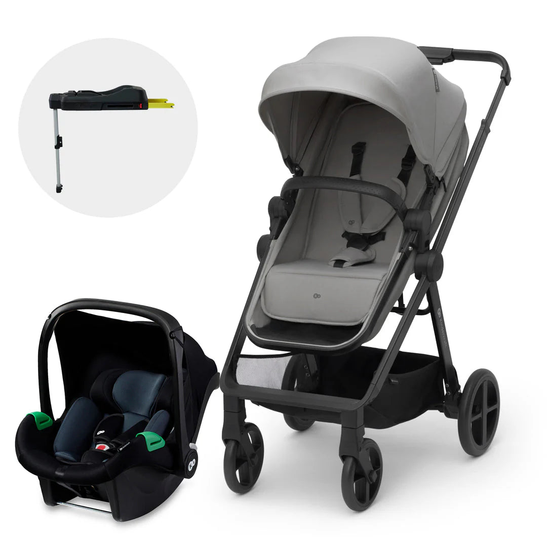 Travel System Newly 3 en 1 + Base Mink FX Grey