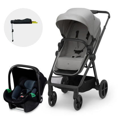 Travel System Newly 3 en 1 + Base Mink FX Grey