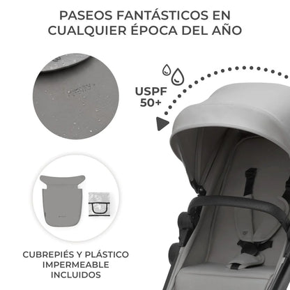 Travel System Newly 3 en 1 + Base Mink FX Grey