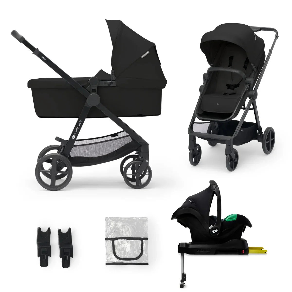 Travel System Newly 3 en 1 + Base Mink FX Black