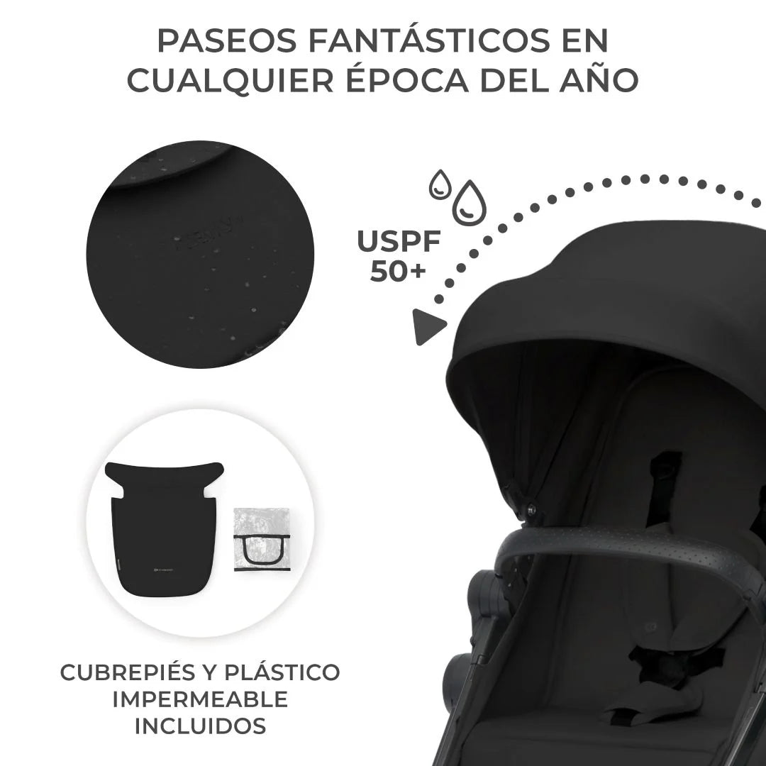 Travel System Newly 3 en 1 + Base Mink FX Black