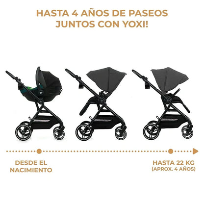 Travel System Yoxi Gris