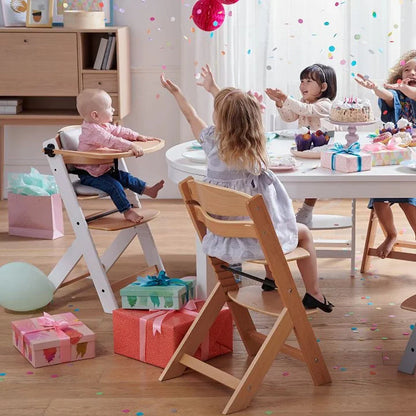 Silla de Comer Evolutiva 3 en 1 Enock Wooden Natural
