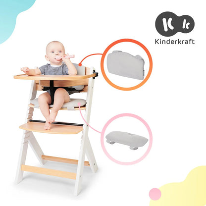 Silla de Comer Evolutiva 3 en 1 Enock Full White