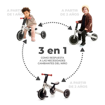 Triciclo 4Trike 3 en 1 - Silver Grey