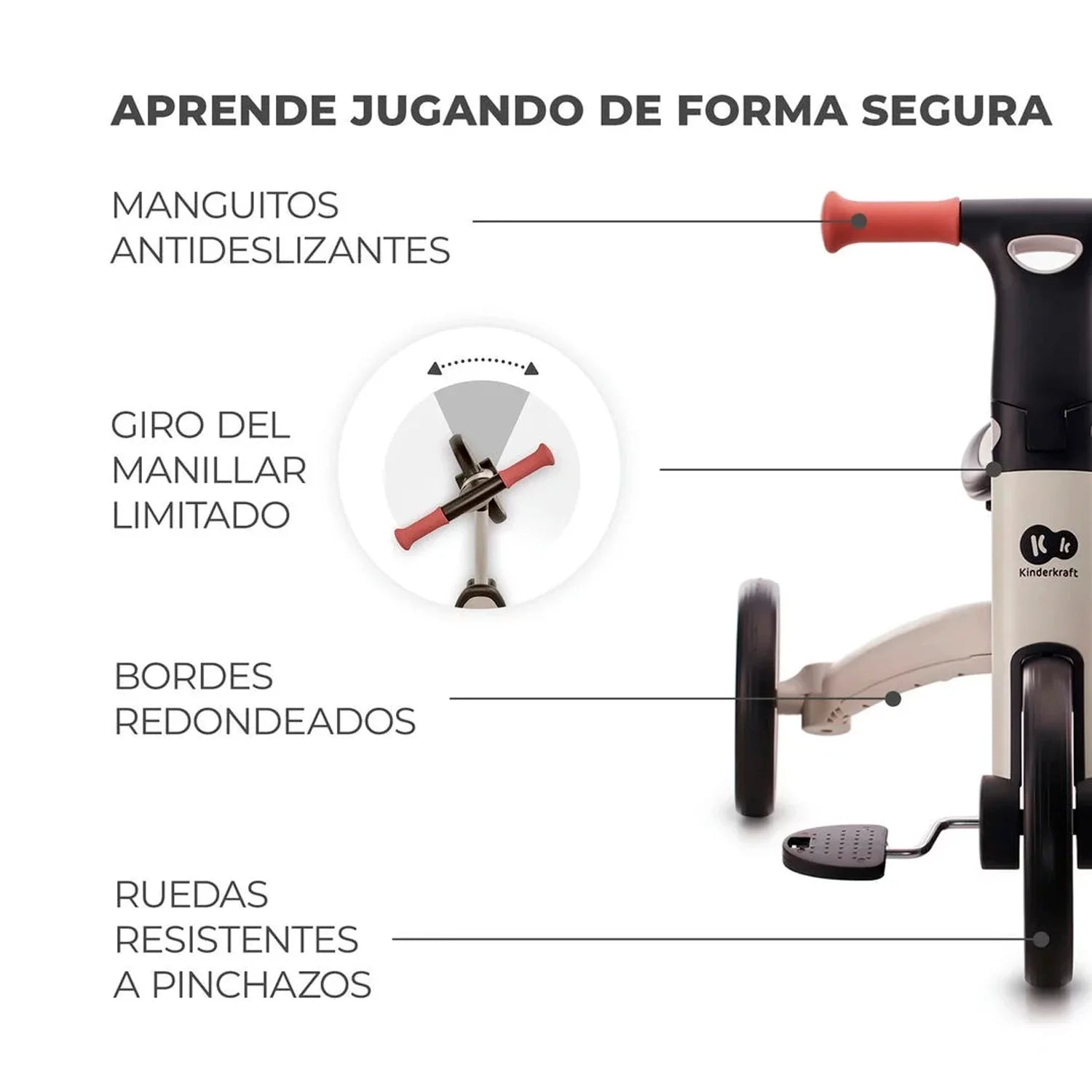 Triciclo 4Trike 3 en 1 - Silver Grey