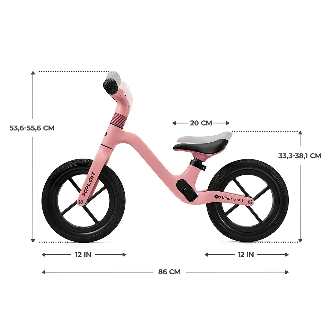 Bicicleta de Balance Xploit Rosada
