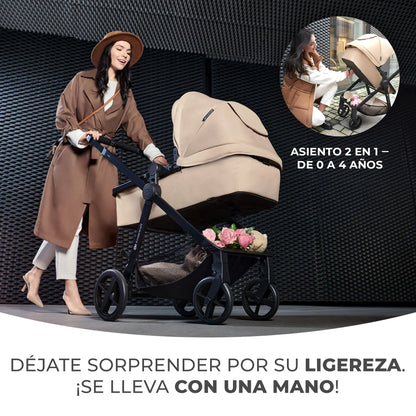 Travel System Newly 3 en 1 Beige