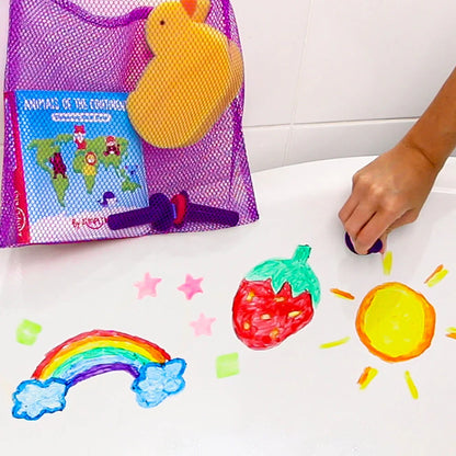 Kit Pinturas para la Tina con Libro para Colorear