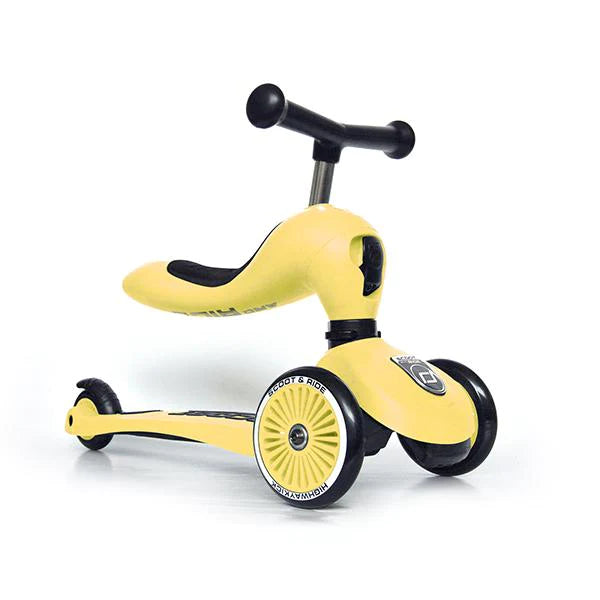 Scooter 2 en 1 Highwaykick 1 Lemon
