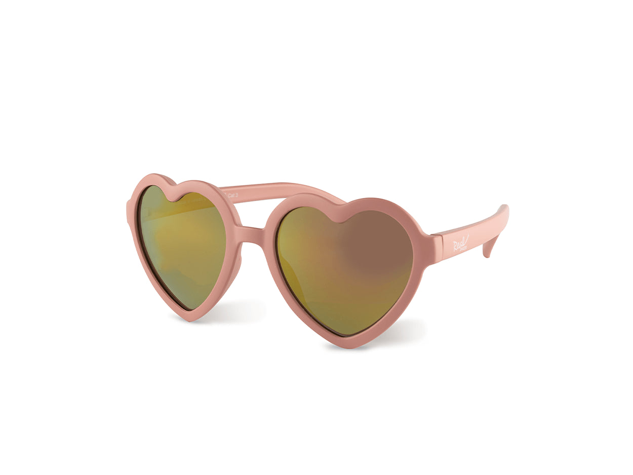 Lentes de sol Corazones talla 2+ - Rosado