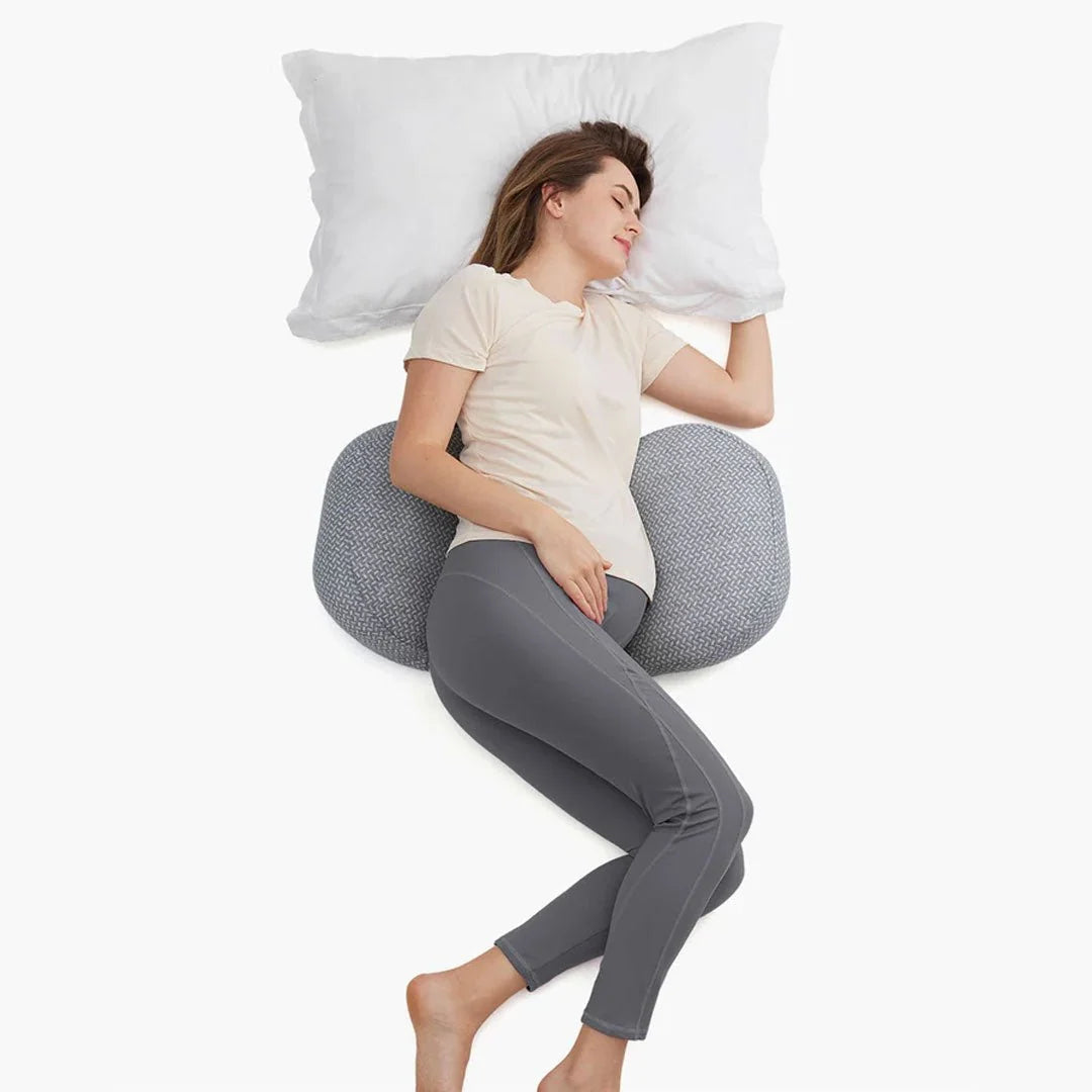 Almohada de embarazo con apoyo lateral