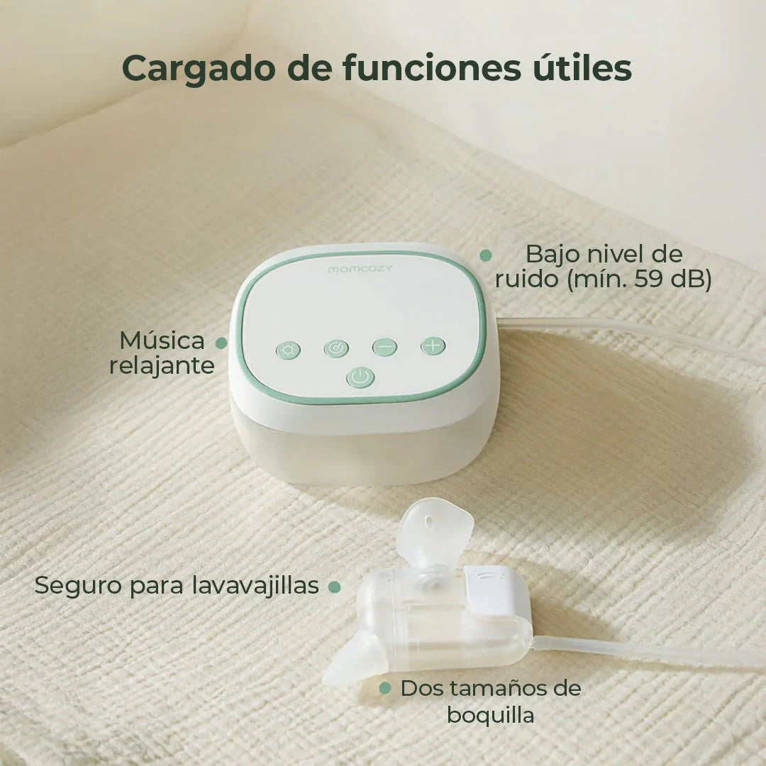 Aspirador Nasal Eléctrico 2 en 1 BreezyClear Pro Grado Hospitalario