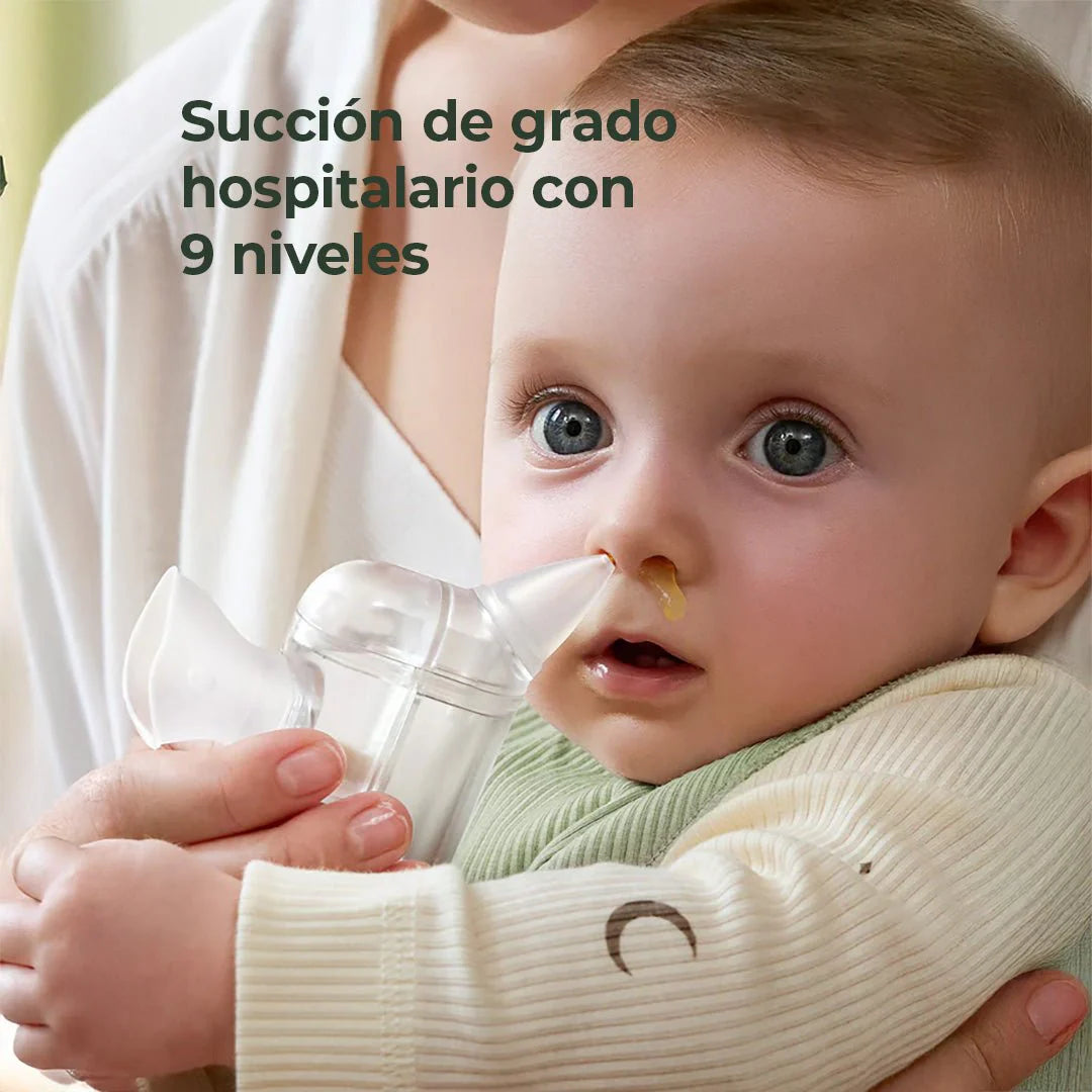 Aspirador Nasal Eléctrico 2 en 1 BreezyClear Pro Grado Hospitalario