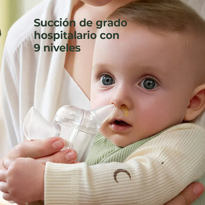 Aspirador Nasal Eléctrico 2 en 1 BreezyClear Pro Grado Hospitalario