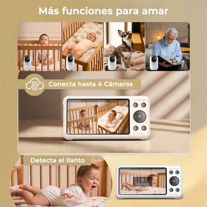 Monitor de Bebe Full HD Wi-Fi 5"