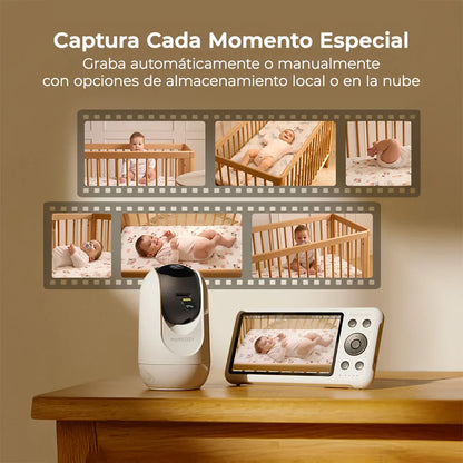 Monitor de Bebe Full HD Wi-Fi 5"