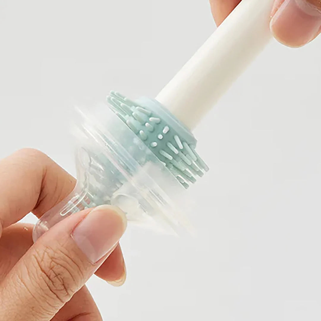 Kit de Cepillos para Mamaderas Verde