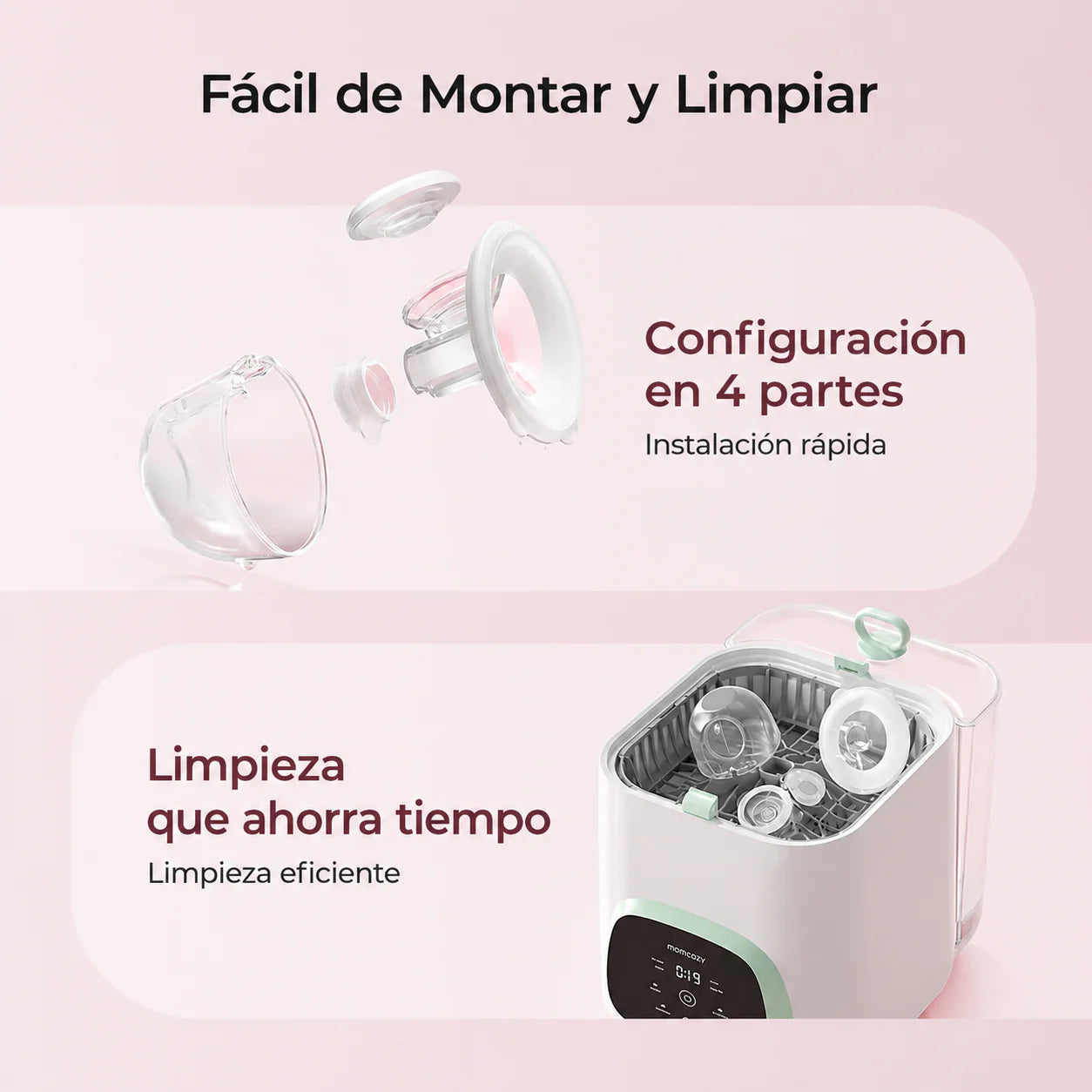 Extractor de leche materna Manos libres S12 Pro Quick