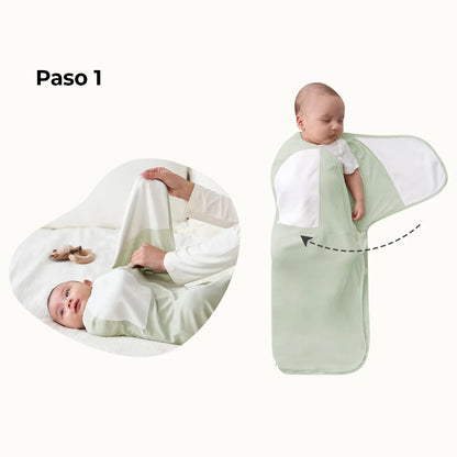 Manta de Arrullo Easy Swaddle Blue/Green