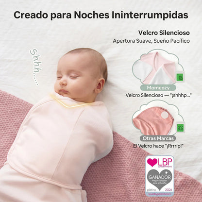 Manta de Arrullo Easy Swaddle Pink/White