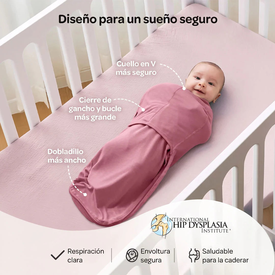 Manta de Arrullo Easy Swaddle Pink/White