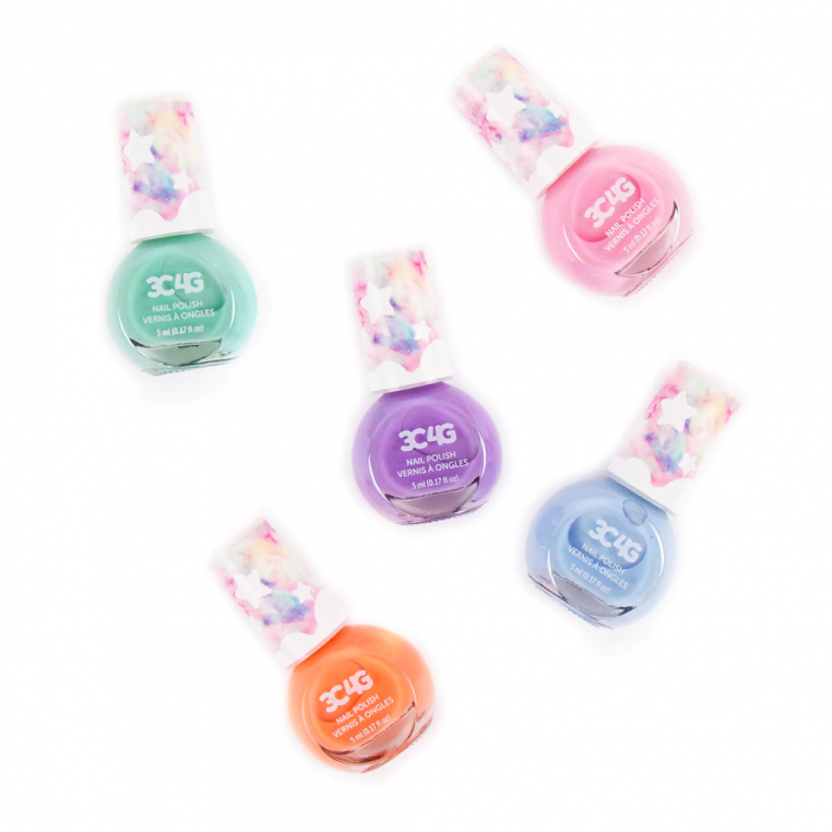 Set 5 Esmaltes De Uñas Pastel
