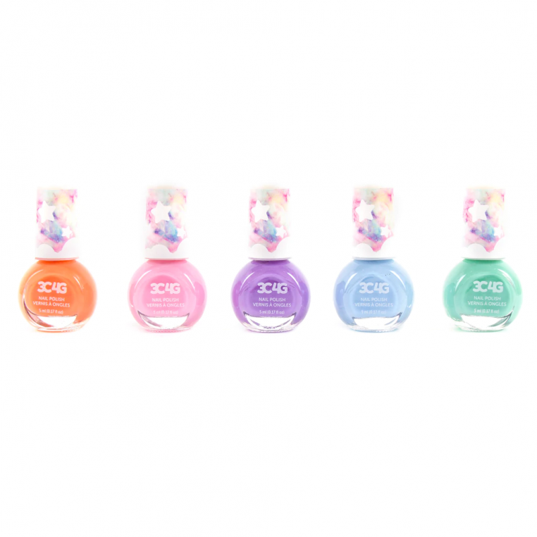 Set 5 Esmaltes De Uñas Pastel