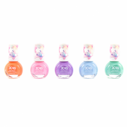Set 5 Esmaltes De Uñas Pastel