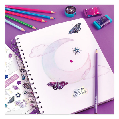Cuaderno de Dibujo Celestial Set Todo en Uno