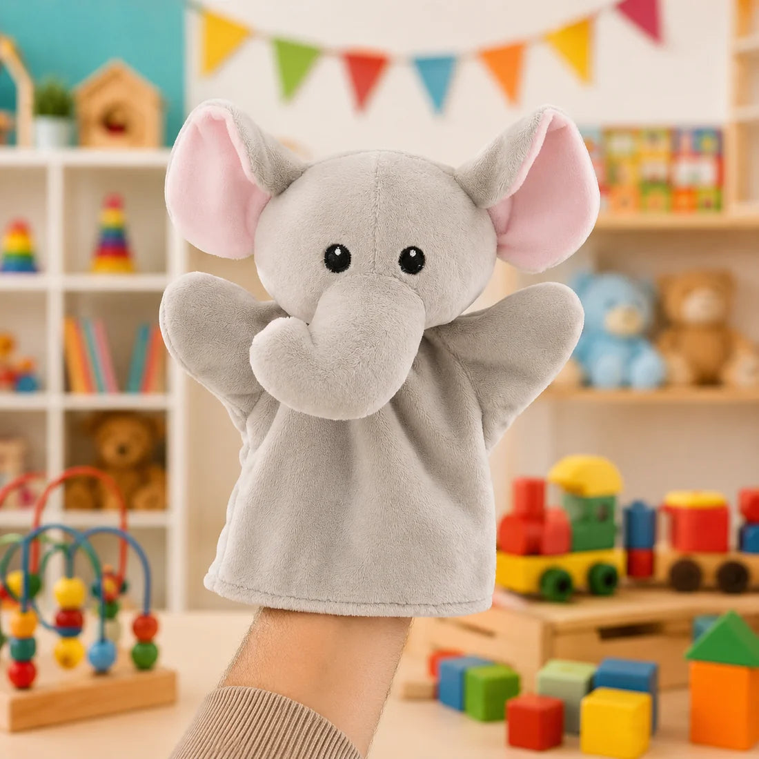 Mi Primer Titere de Mano Elefante