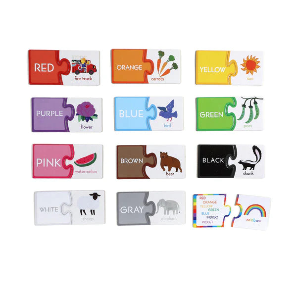 Puzzle en Pares: Colores - Pre Kinder