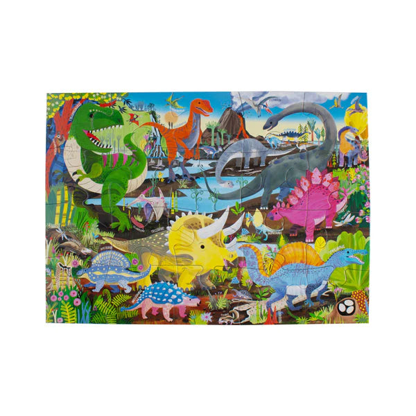 Puzzle 20 piezas Tierra de Dinosaurios