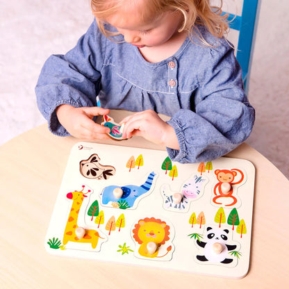 Puzzle de Madera Animales Zoo