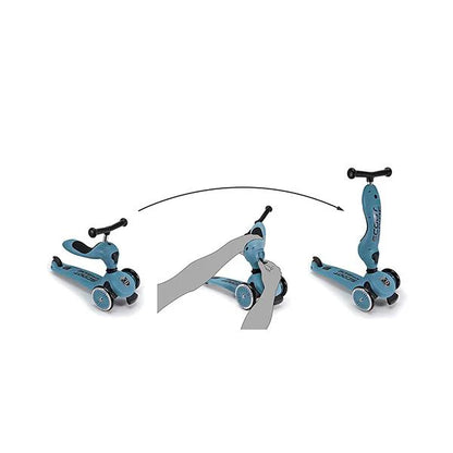 Scooter 2 en 1 Highwaykick 1 Steel
