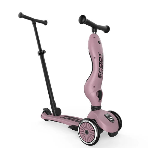 Scooter 2 en 1 Highwaykick 1 Push and Go Wildberry
