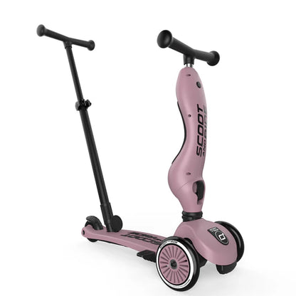 Scooter 2 en 1 Highwaykick 1 Push and Go Wildberry