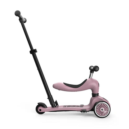 Scooter 2 en 1 Highwaykick 1 Push and Go Wildberry
