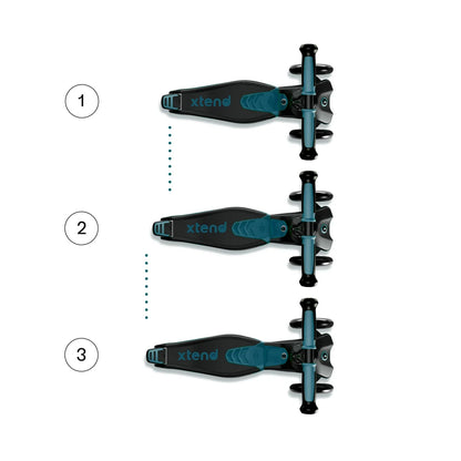 Xtend Ride-on 3 en 1 Teal (1-12 años)