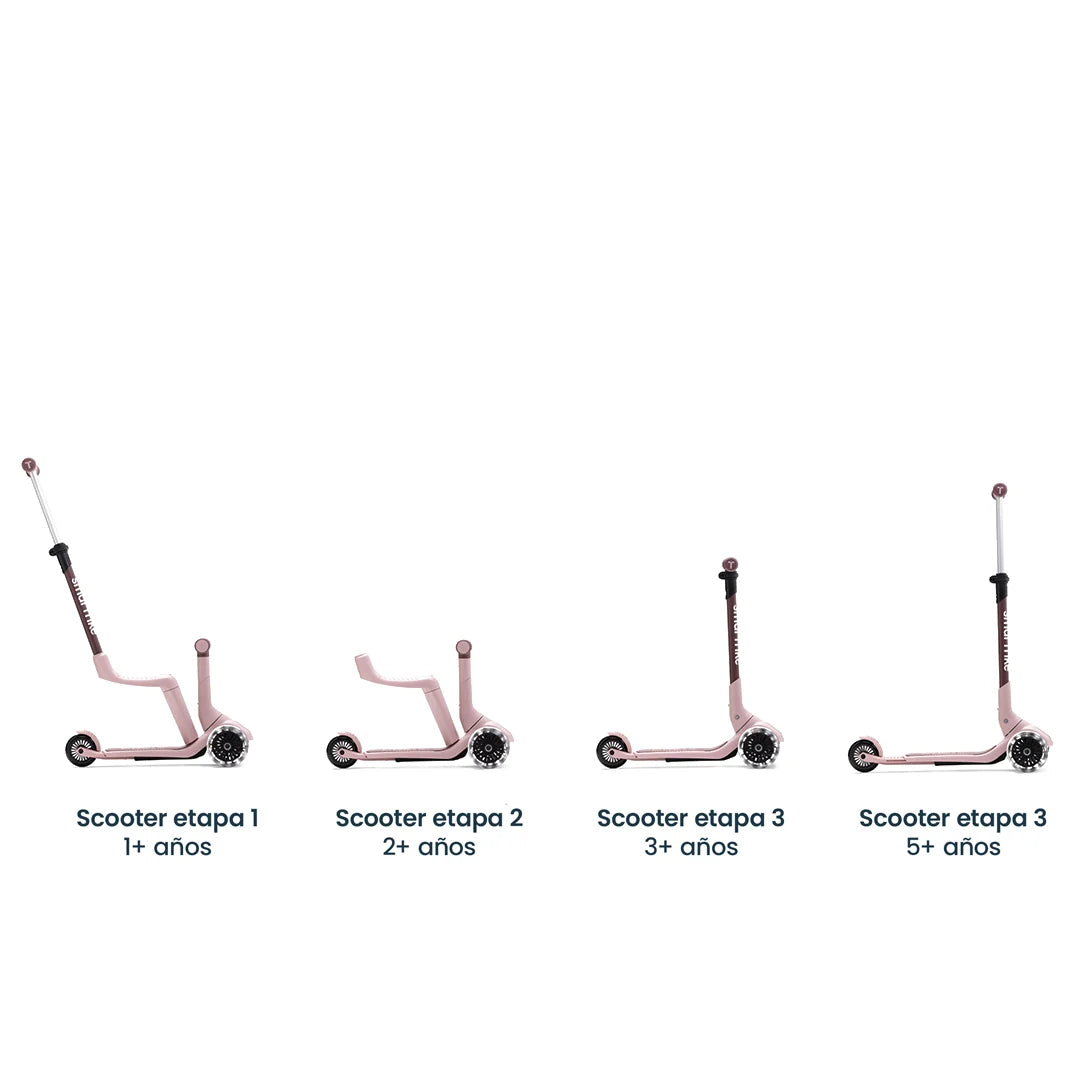 Xtend Mini-ride 3 en 1 Coral Pink (1-9 años)